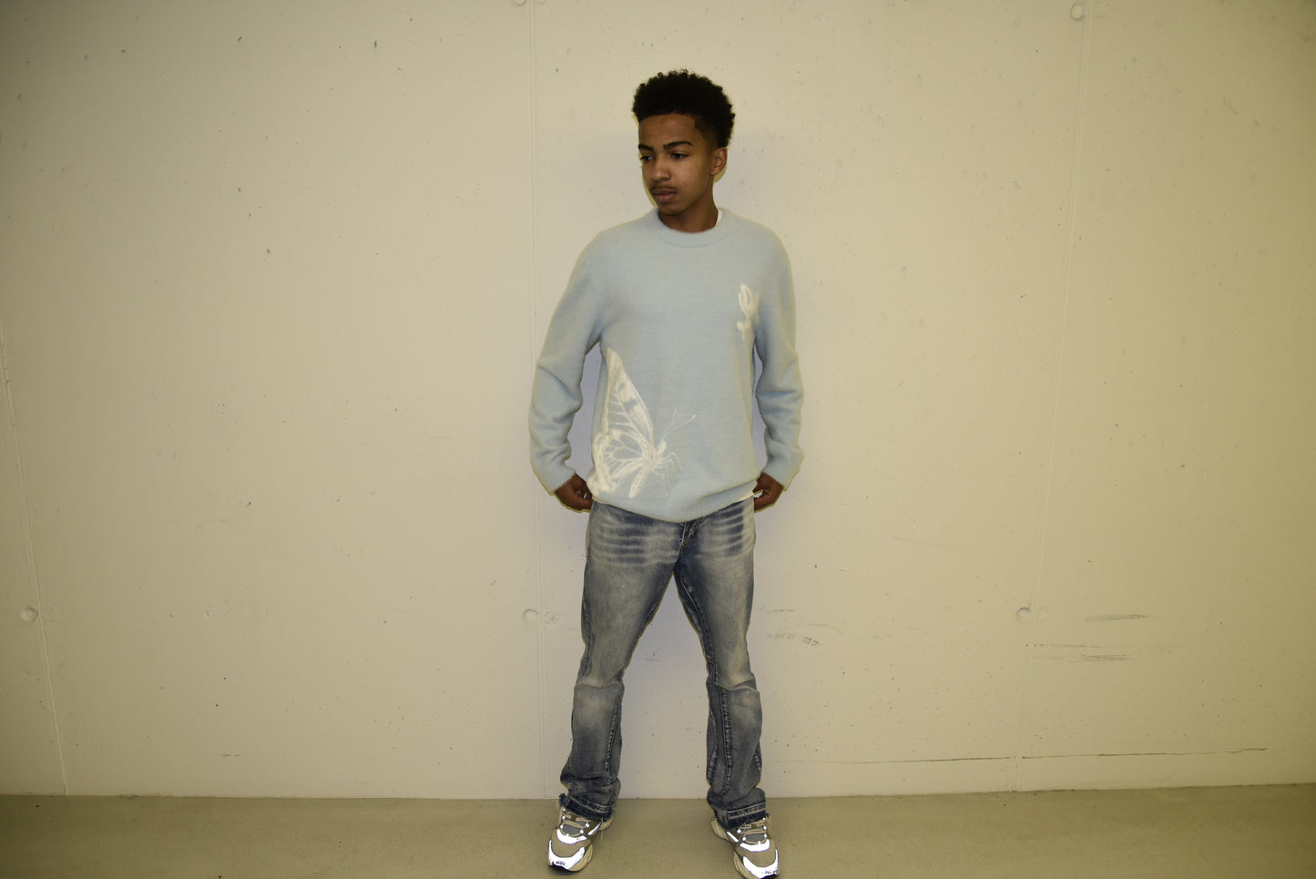 Blue Outchase Mohair sweater