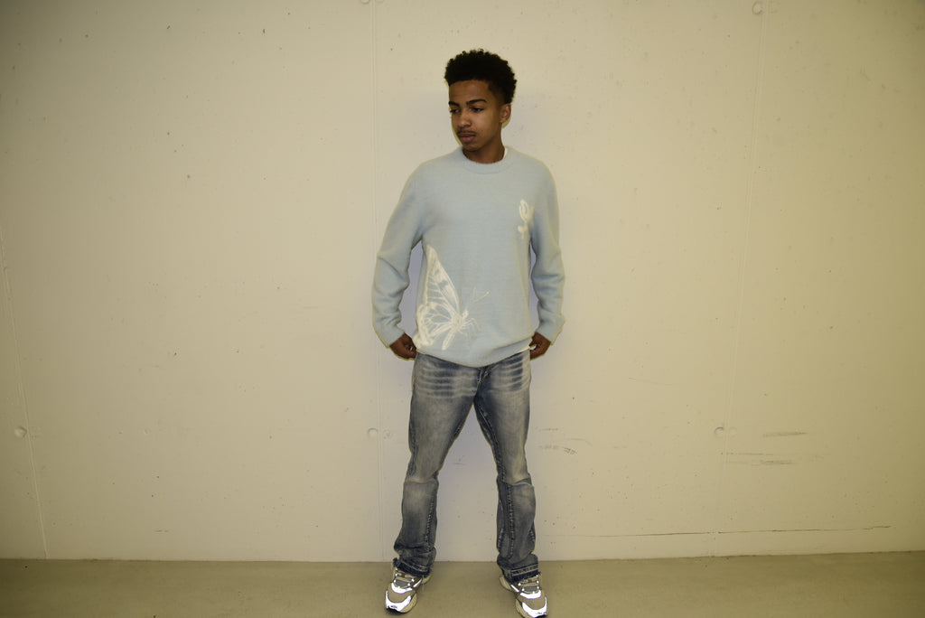 Blue Outchase Mohair sweater
