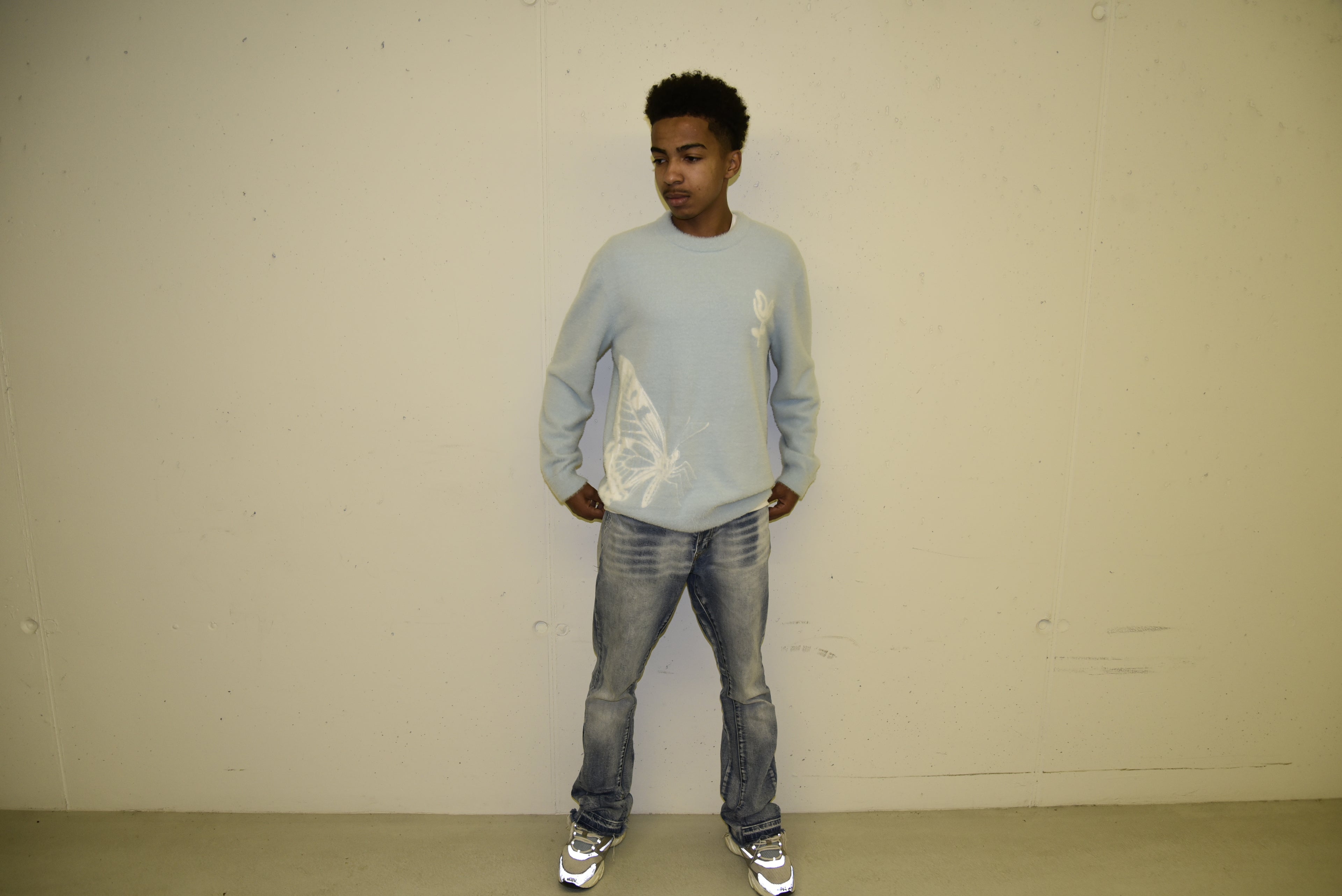 Blue Outchase Mohair sweater