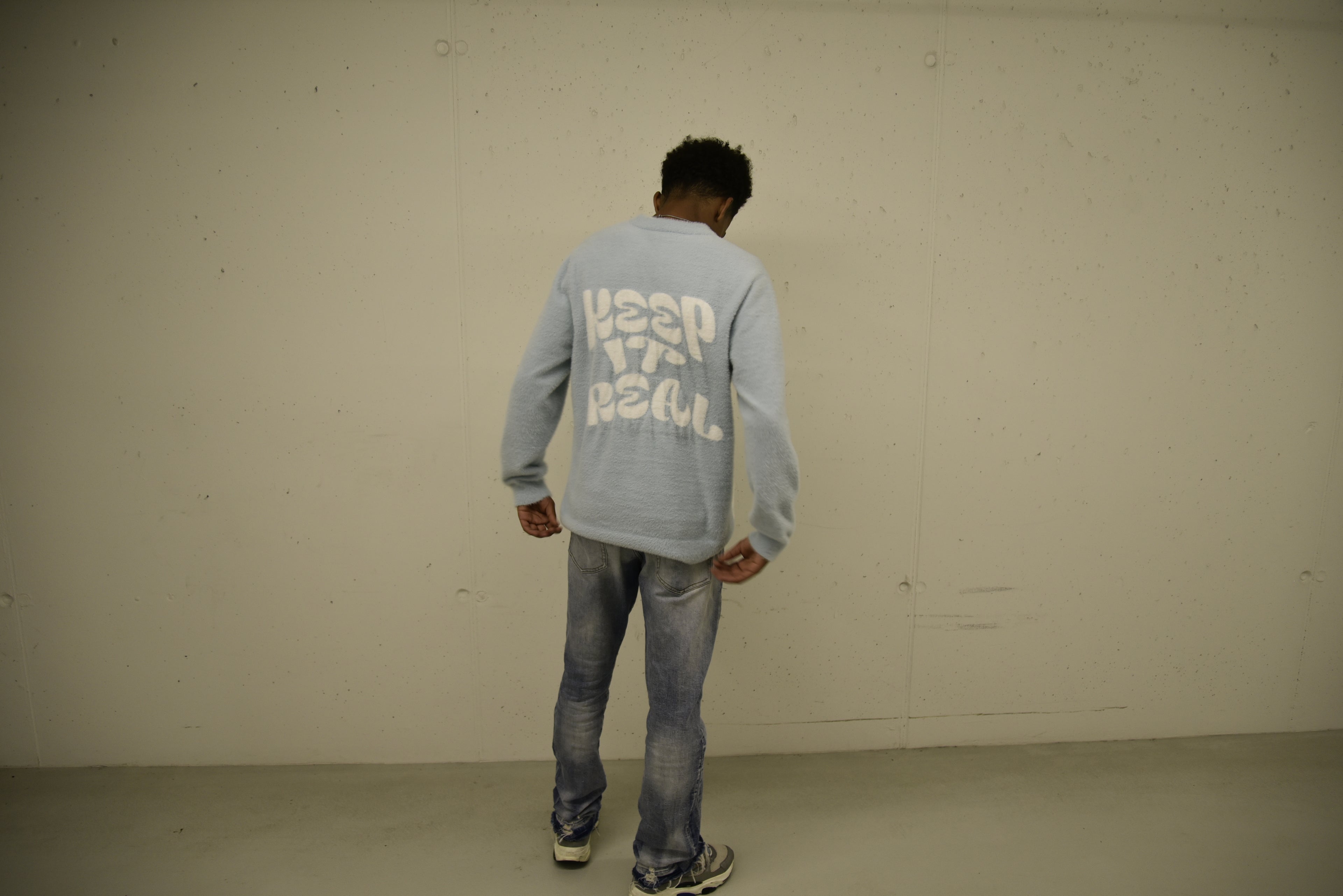 Blue Outchase Mohair sweater
