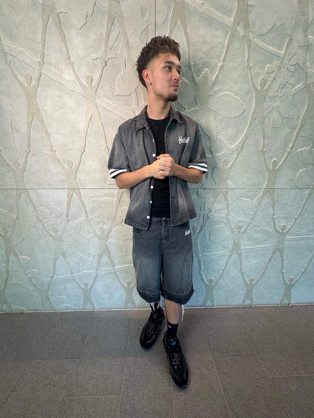 Grey Denim T-shirt