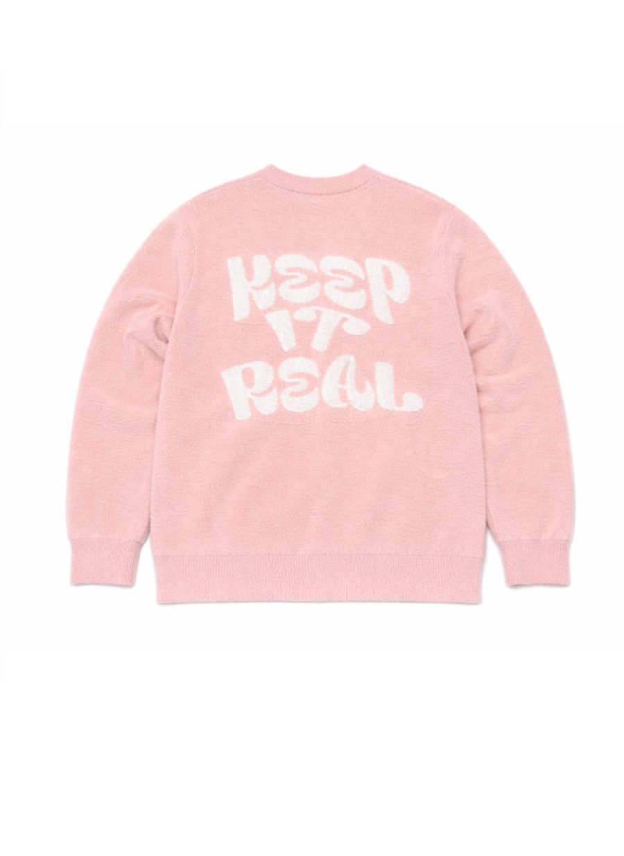 Pink Outchase mohair sweater