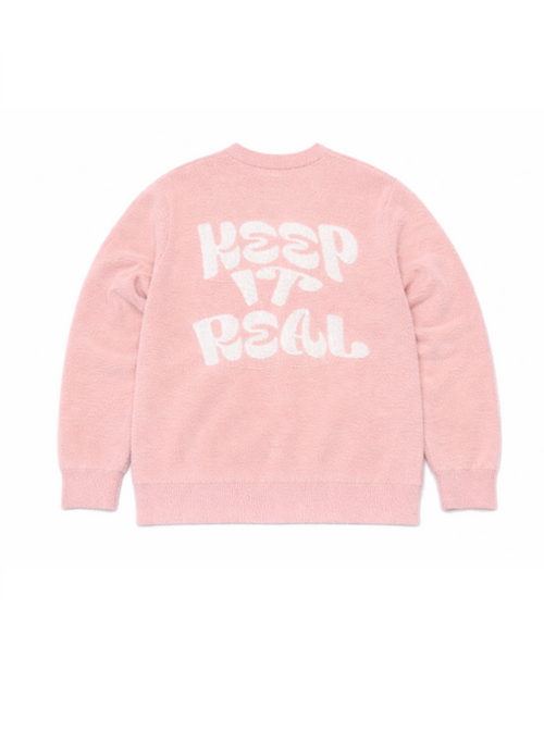 Pink Outchase mohair sweater