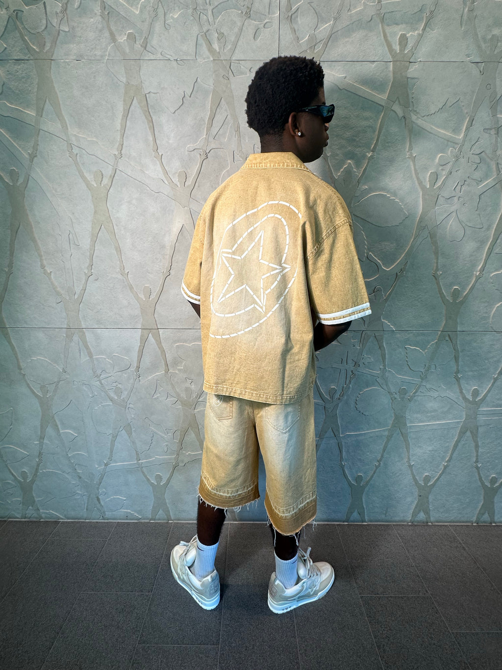 Beige Denim T-shirt